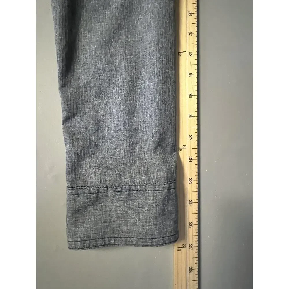 The North Face Shirt Mens‎ Medium Gray Blue Long Sleeve Button Up Vented Hiking